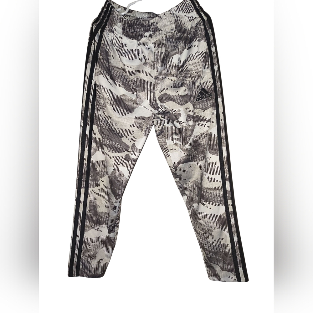 3/$8 Adidas Gray Camouflage Track Pants